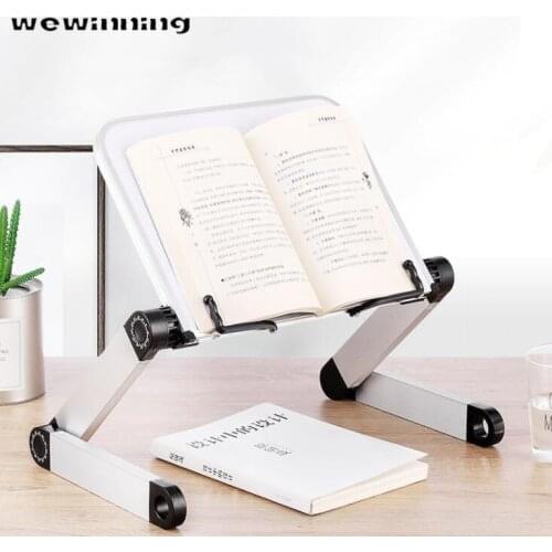 Books Reading Bookshelf Creative Aluminium Alloy Metal 360 Degree Adjustable Book Reading Shelf Stand Laptop Holder Stationery