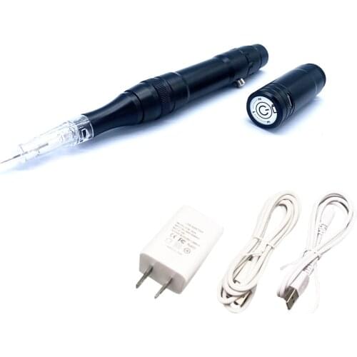 Best Black Wireless Permanent Makeup Machine Pen Eyebrow Tattoo Machine With Cartridge