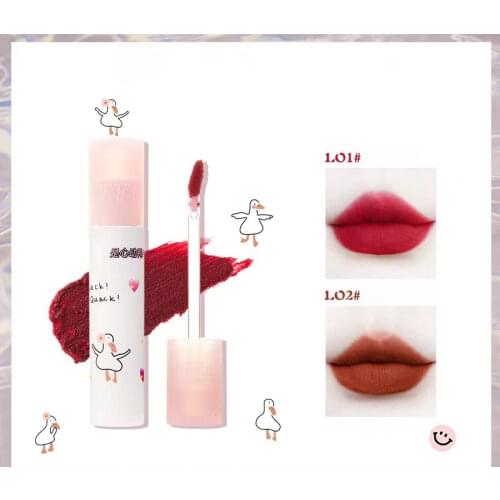 New Arrival Matte Lip Mud Lip Makeup Velvet Matte Lip Gloss Women Cosmetic Long-lasting and Waterproof Nude Natural Lipstick