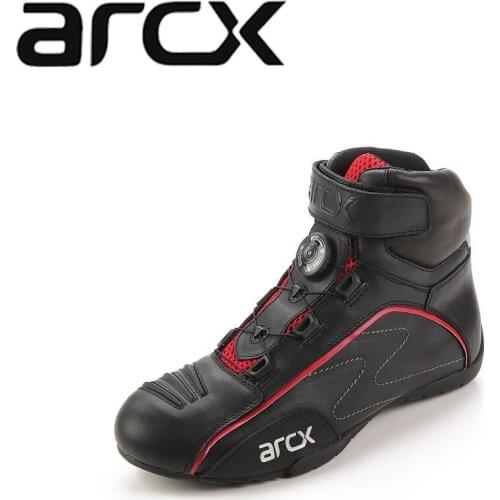 Motorcycle boots ARCX Riding Locomotive Shoes Rotating Buckle Moto botas L60555 Breathable Summer motorcycle Shoes