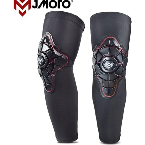 Motorcycle Knee Pads Cool Breathable MTB Cycling Bicycle Knee Protective Gear Arm Leg Sleeves with Safety Anti-collision Block