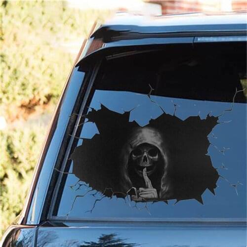 Halloween Window Stickers Horror Ghost Skeleton PVC Wall Sticker For Halloween Party Home Bathroom Decor Haunted House Props