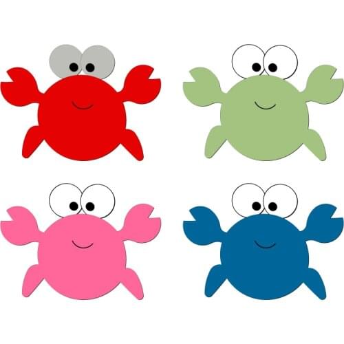 New Crab Puzzle Wooden Die Scrapbooking C2946 Cutting Dies Multiple Sizes Compatible With Most Die Cutting Machines