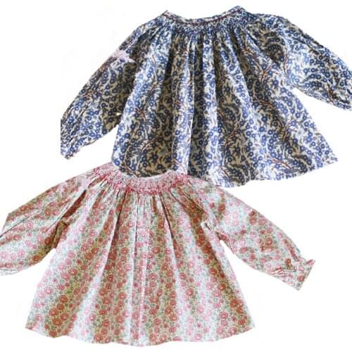 Autumn Girls T Shirts 0-4Y Baby Girl Long Sleeve Broken Flowers T Shirt Kids O-neck Clothes Cotton Brand T-shirt Toddler Shirts