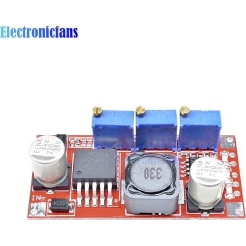 LM2596 DC 5-35V to 1.25-30V Step-down Adjustable CC/CV Power Supply Module Lithium Battery Charger LED Driver Board Module