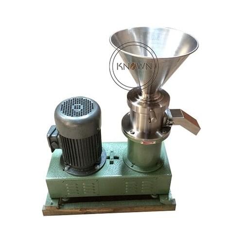 Industrial Colloid Mill Machine Peanut Butter Making Tomato Material Grinding Machine Pine Nut Processing Equipment