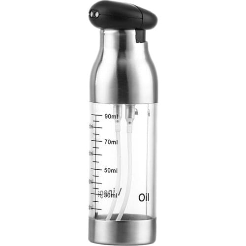 2-In-1 Olive Oil Sprayer Kitchen Dosage Vinegar Dispenser Seasoning Mist Bottle for BBQ Kitchen Seasoning Tools 100Ml