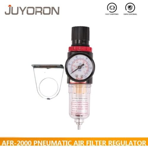 AFR2000 Air Pressure Reducer Pnuematic Filter Regulator Water Oil Seperator Air Treatment Unit Pressure Switches Gauge