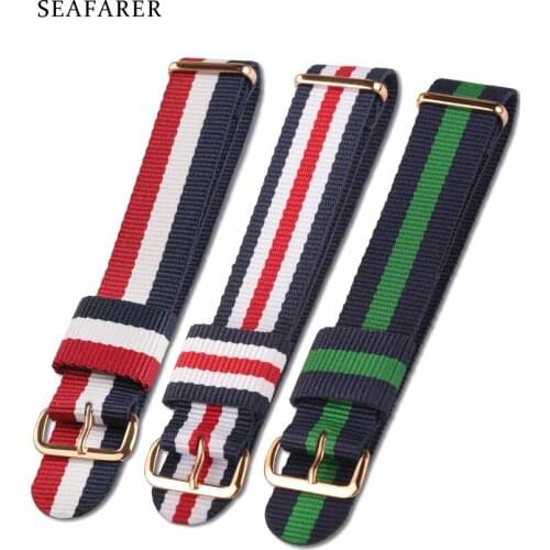 Luxury Business Leisure Sports 18/20/22/24MM Womens dw Nylon Strap Womens Leather Band Watch for Daniel Wellington men strap