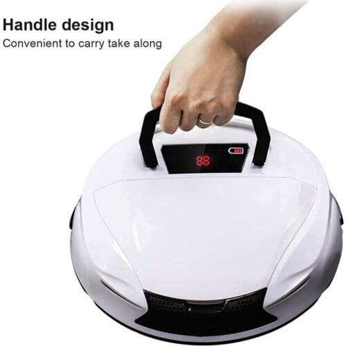 Battery Operated Smart Robotic Vacuum Cleaner Dust Catcher Sweeper for Floor Carpet Blanket Cleaning, US Plug