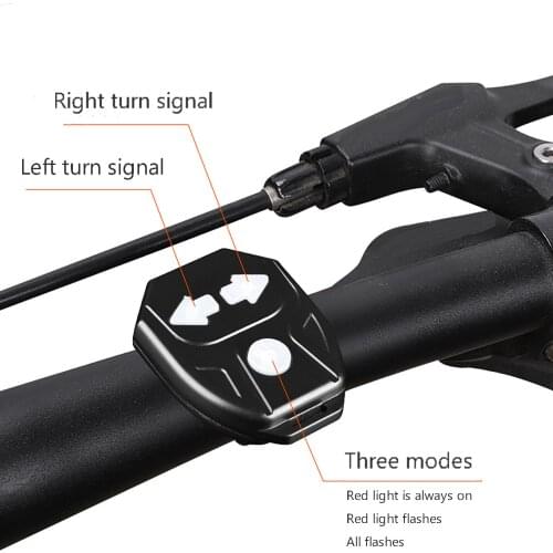 Usb Rechargeable Bike Rear Lamp Smart Remote Control Bicycle Turning Signal Light Wireless Led Warning Taillight #G3