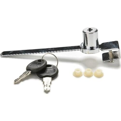 1set Cabinet Display Showcase Drawer Case Sliding Glass Push Door Ratchet Lock Cam Lock With 2 Keys