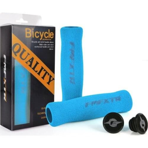 1 Pair Mountain Bike Bicycle Handlebar Grips Foam Sponge Soft Anti-Slip Handle Bar Grips Outdoor Cycling Spare Parts Accessories