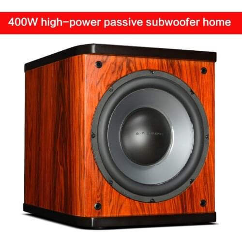 400W 10-inch High-power Subwoofer Speaker Home Passive Audio Subwoofer HiFi Fever Grade Subwoofer Audio High Fidelity DIY