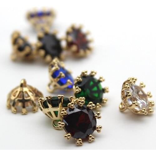 5pcs/lot Sewing Craft Supplies Buttons for Clothing Diy Manualidades Accessories Zircon Button Handicraft