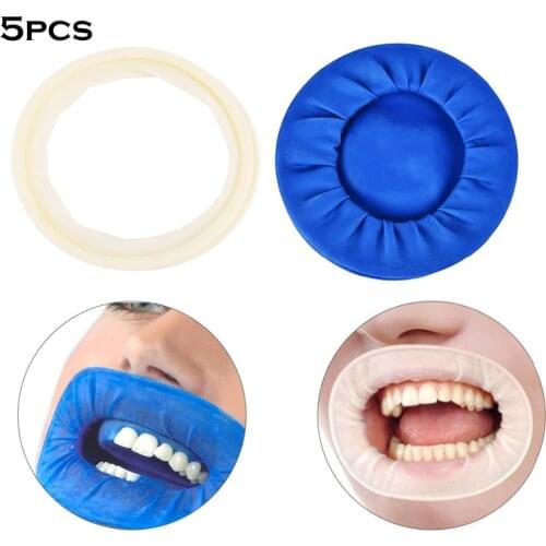 5Pcs Dental Disposable Rubber Sterile Mouth Opener Oral Cheek