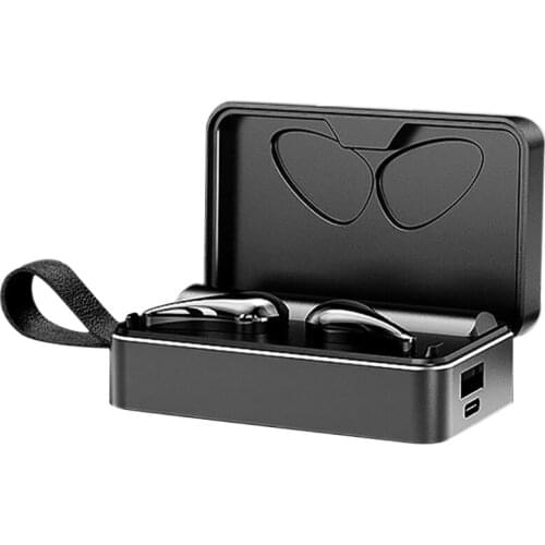 Wireless Headphones 3500mAh Charging Box Sports Waterproof Bluetooth-compatible Wireless Earphones with Microphone LX0B