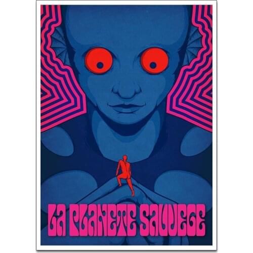 No Frame HD Home Decoration Printing Fantastic Planet Planete Sauvage Poster Canvas Wall Art Oil Painting Living Room Decoration