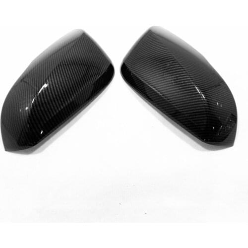 For Toyota Sienna Platinum/Limited 2021 ABS Carbon Fiber Pattern Door Mirror Cover Rear View Mirror Car Accessories