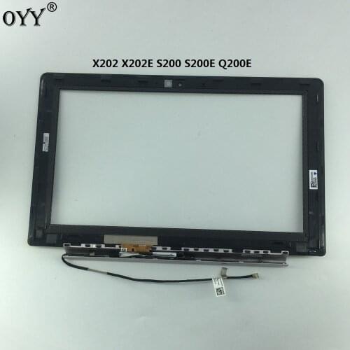 5333P version touch screen Digitizer with frame border B shell and small board For ASUS X202 X202E S200 S200E Q200E