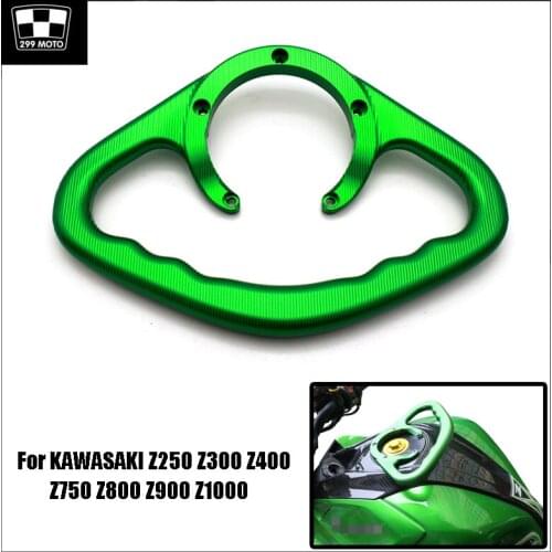 For KAWASAKI Z250 Z300 Z400 Z750 Z800 Z900 Z1000 CNC Motorcycle Passenger Handgrips Hand Grip Tank Grab Bar Handles Armres