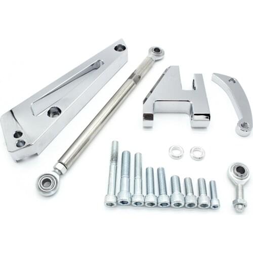 Short Water Pump Chrome Alternator Bracket Kit Replacement for Big Block Chevy Engine