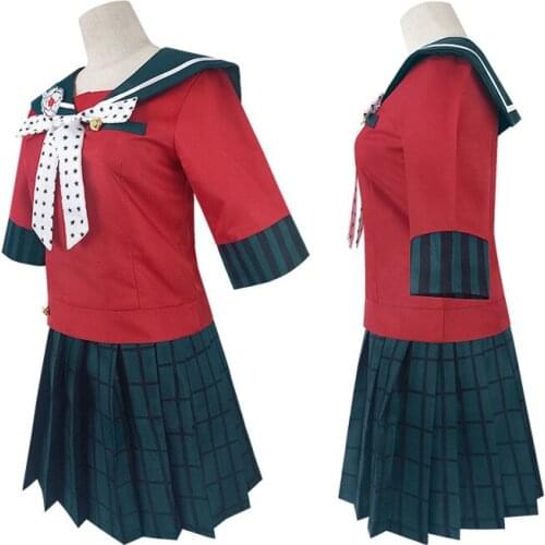 Drop Shipping Danganronpa V3 Harukawa Maki Cosplay Costume Dress Halloween Killing Harmony School Sailor Uniform Outfit XS-3XL