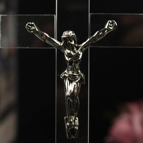 Crucifix Christ Statue Miniature Christian Chaple Home Religious Decoration