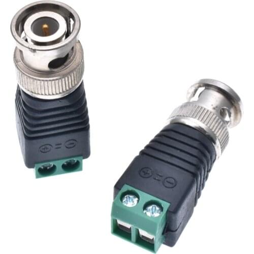 10Pcs BNC Connectors for AHD Camera CVI Camera TVI Camera CCTV Camera Coaxial/Cat5/Cat6 Cables