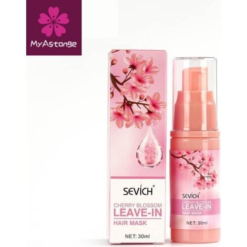 Sevich Keratin Hair Treatment 30ml Cherry Blossom Hair Mask Repair Damage & Smoothing Hair Amino Acid Leave-in Hair Conditioner