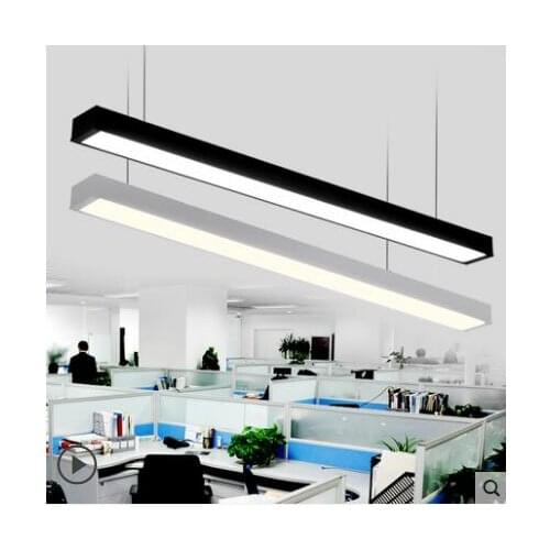 Modern minimalist new office building strip ceiling light led office lighting ceiling installation office lamps lighting