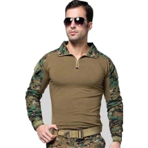 Tactical military army uniform combat gen 3 clothing gen 3 jacket pants with pads frog uniform for airsoft hunting