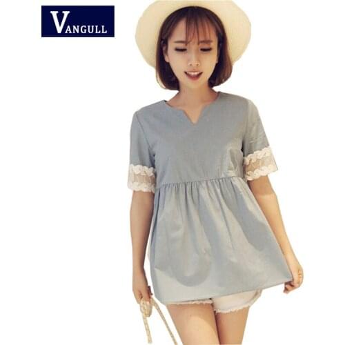 Женские короткие футболки Vangull China At AliExpress