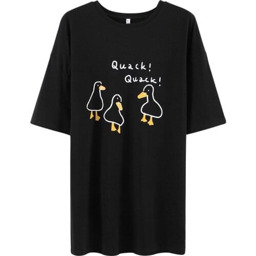 Woman Breastfeeding Clothes O-Neck Short Sleeve DUCK On Bump Print Pregnancy Maternity Loose Top Tee Lactancia Pregnant Clothes