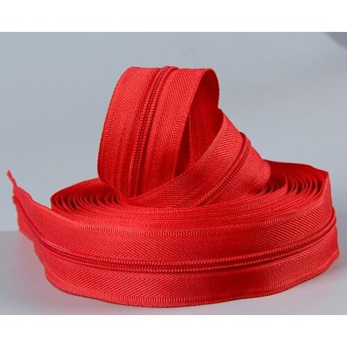 1Meter 1.5Meter No.3 Nylon Zipper Quilt Zipper Bed Linen Zipper Long White Zippers for Bedding With Zipper Sliders