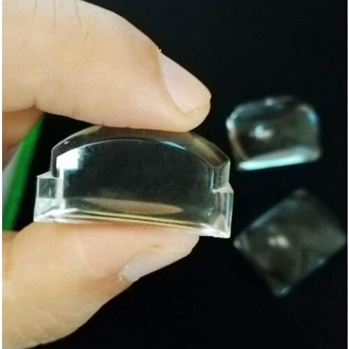 10PCS/Lot Square 2.9cm New Pure Clear Nail Stamper Scraper Set Silicone Refill Head Polish Print Manicure Stamping Tools, HGH677