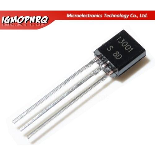 100pcs MJE13001 13001 TO-92 600V 200MA NPN Transistor new original