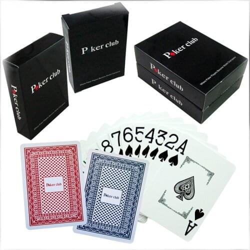 2PCS/Lot Poker Club Top Quality Waterproof Plastic Playing Cards For Gift/Party/Family Game