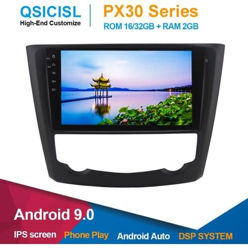Android 9.0 car radio multimedia player for Renault Kadjar quad core 1 din 9" IPS head unit gps navigation stereo Bluetooth swc