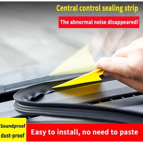 Car Stickers Dashboard Sealing Strip Sound Insulation Rubber Strip For Toyota BMW Audi KIA mercedes Interior Styling Accessories