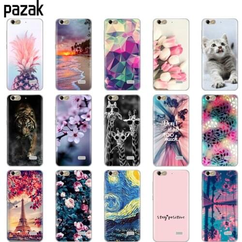 Case for honor 4C case coque soft tpu silicon back cover on for huawei honor 4c copa bumper 360 full protective fundas cute cat