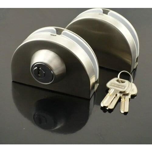 Two-door glass anti-theft lock