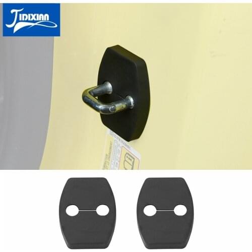 JIDIXIAN Car Door Lock Buckle Protective Decor Cover for Chevrolet Camaro 2017 2018 2019 2020 2021 Interior Accessories