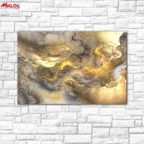 Large Wall Art,unreal clouds ,Restaurant study Bedroom Decor Wall oil Painting Print Nice wall picture for living room no frame