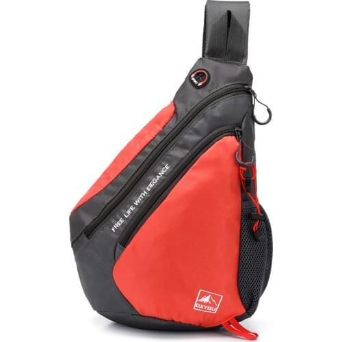 2020 New Men Messenger Unisex Shoulder Bags Men Chest Pack Men Retro Trapezoid Sharp Crossbody Bag Motorcycle Sling Bag