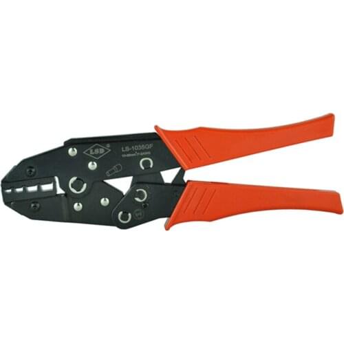 Ratchet Crimping Tool LS-1035GF for cable bootlaces 10-35mm2 / 8-2AWG cable ferrules crimp tool