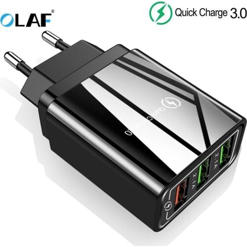 OLAF USB Charger Quick Charge 3.0 for iPhone Fast Charger for Samsung A50 Mobile Phone QC 3.0 Wall Charger for Huawei P20 lite