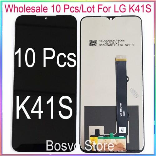 Wholesale 10 Pcs / lot for LG K41S LCD Screen Display with Touch Digitizer Assembly K41S 2020 LMK410EMW LMK410HM