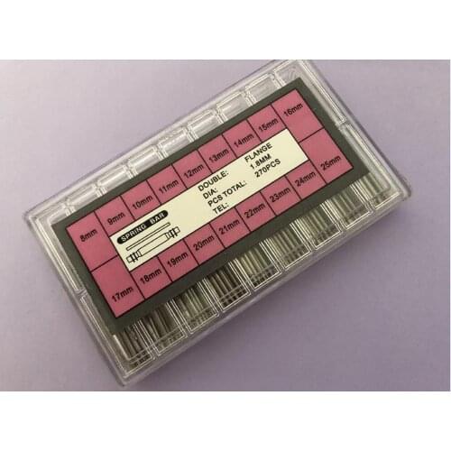 1.78mm Stainless Steel Double Flange Spring Bar from 8mm to 25mm