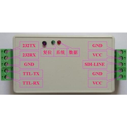 RS232 to SDI-12 protocol catcher debugger converter supports wide voltage supply